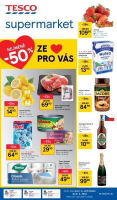 akční leták Tesco 2.3.2022-8.3.2022