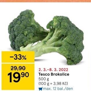 Brokolice Tesco
