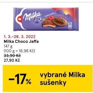 Čokopiškoty Milka