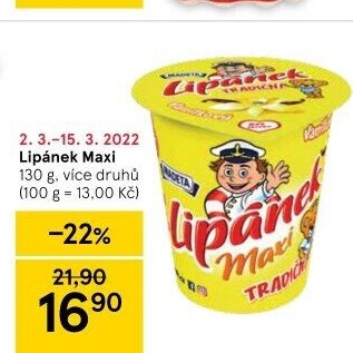 Dezert Lipánek Madeta