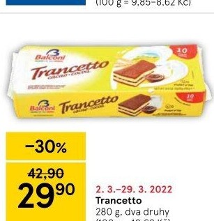 Dezert Trancetto Balconi