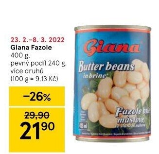 Fazole Giana