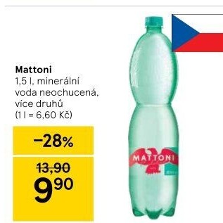 Ochucená voda Mattoni