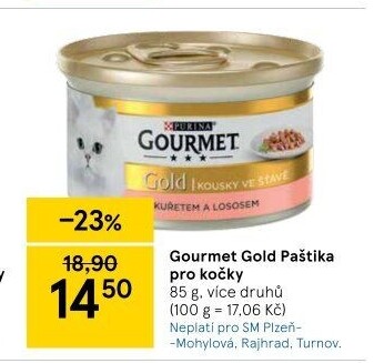 Paštika pro kočky Gold Gourmet Purina