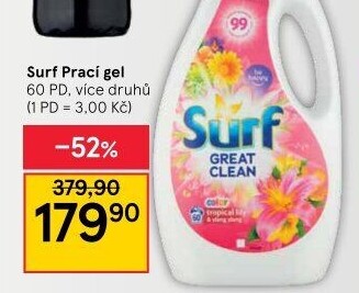 Prací gel Surf