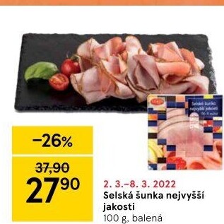 Šunka selská nejvyšší jakosti LE&amp