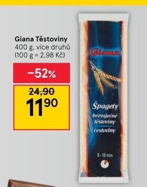 Těstoviny Giana
