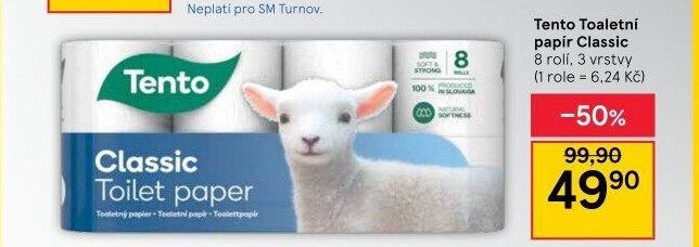 Toaletní papír 3vrstvý Tento