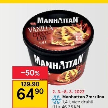 Zmrzlina v kelímku Manhattan Nestlé