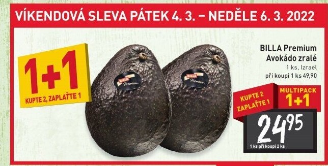 Avokádo Premium Billa