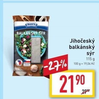 Balkánský sýr Madeta