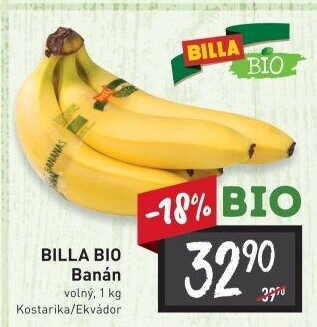 Banán Naše Bio Billa