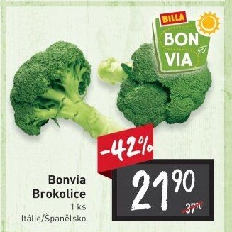 Brokolice Billa Bonvia
