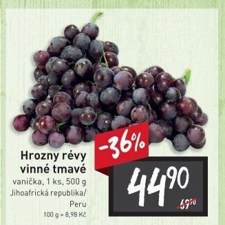 Hrozny tmavé bezsemenné
