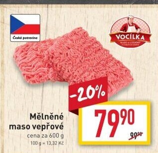Maso mleté vepřové Vocílka