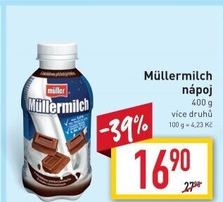 Nápoj mléčný Müllermilch Müller