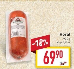 Salám Horal Kostelecké uzeniny