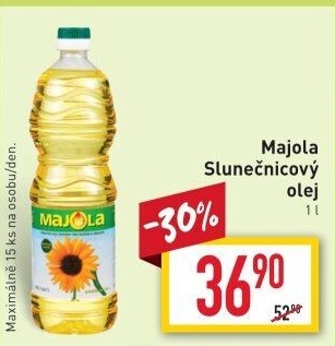 Slunečnicový olej Majola