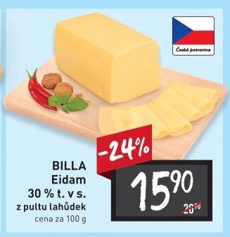 Sýr Eidam 30% Billa