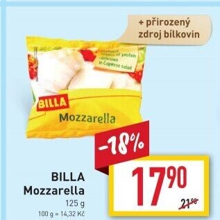 Sýr Mozzarella Billa
