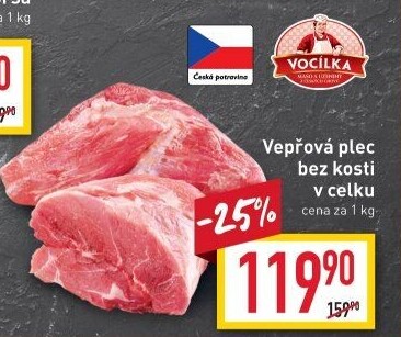 Vepřová plec bez kosti Vocílka