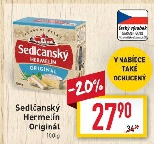 Sýr Hermelín Sedlčanský