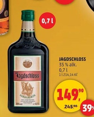 Bylinný likér Jagdschloss