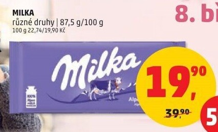 Čokoláda Milka