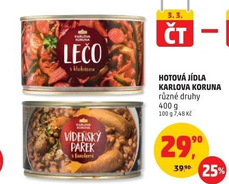 Hotová jídla Karlova Koruna