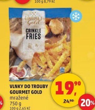 Hranolky vlnky mražené Gourmet Gold
