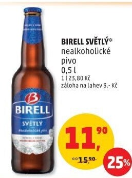 Nealkoholické pivo Birell