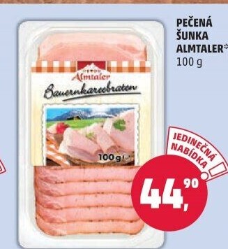 Pečená šunka Almtaler