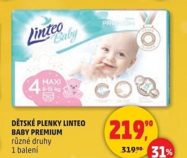 Pleny dětské Linteo Baby Premium