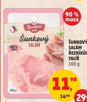 Salám šunkový Řezníkův talíř