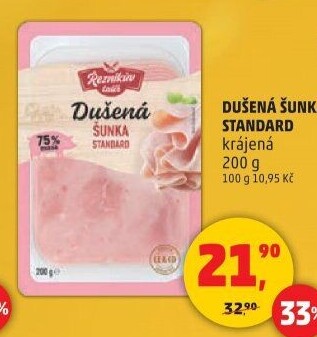 Šunka dušená standard Řezníkův talíř