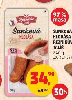 Šunková klobása Řezníkův talíř