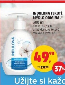 Tekuté mýdlo Indulona