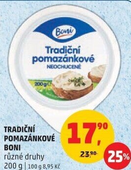 Tradiční pomazánkové Boni