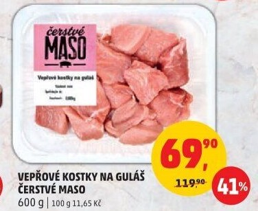 Vepřové maso na guláš