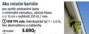 Aku rotační kartáč R18TPS Ryobi