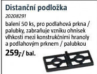 Distanční podložka
