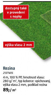 Koberec umělá tráva
