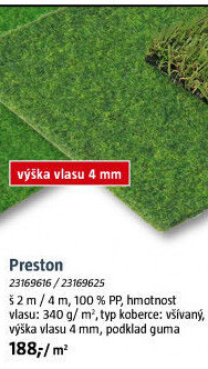 Koberec umělá tráva