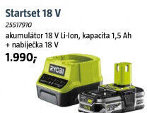 Nabíječka a akumulátor Ryobi