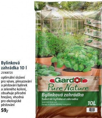 Substrát pro výsadbu a bylinkyPure Nature Gardol