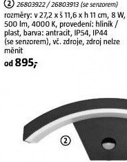 Venkovní LED svítidlo RIFORANO Eglo
