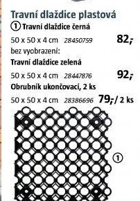 Zatravňovací tvárnice