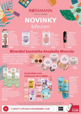 akční leták ROSSMANN drogerie 2.3.2022-29.3.2022