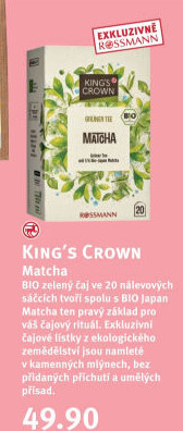 Čaj zelený Matcha bio King'
