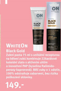 Pasta na zuby Black Gold WhiteOn